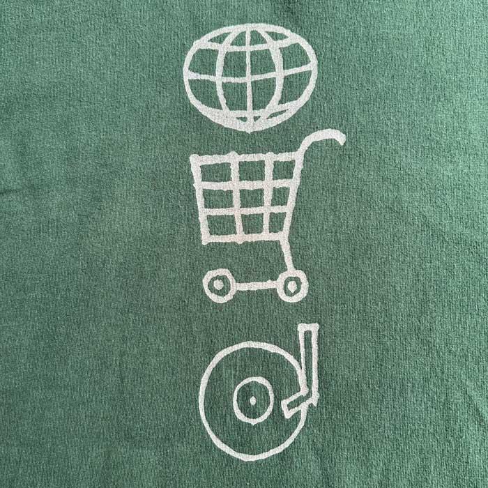 90'S U2 POP MART TOUR T-SHIRT GREEN/XL 90年代 ポップマート ツアー