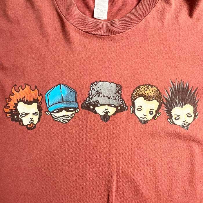 00'S LIMP BIZKIT SCHOOL BUS T-SHIRTS BURGUNDY/XL 00年代 リンプ