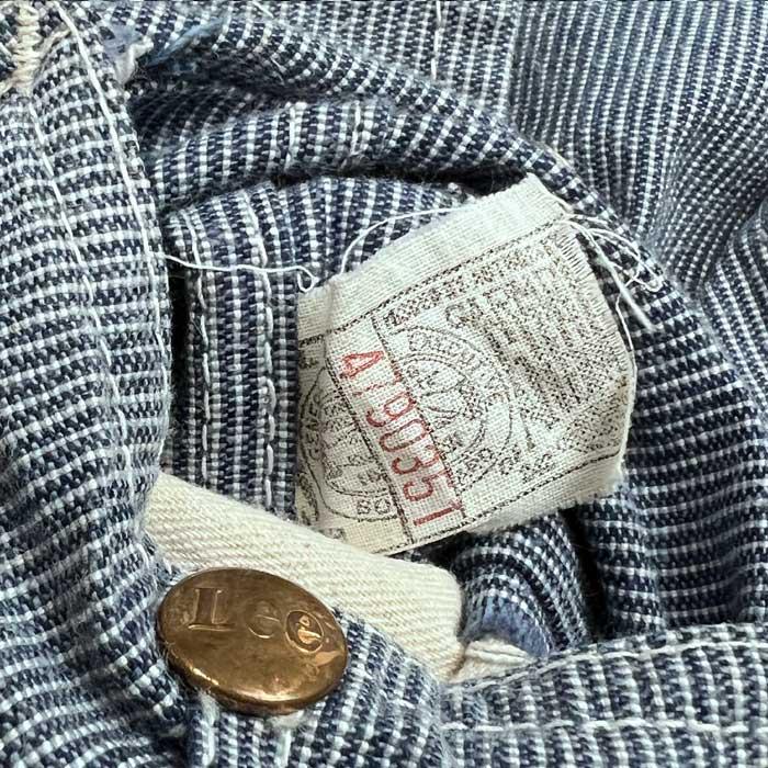 Lee VINTAGE 60'S LEE 96-J PIN STRIPE CHORE JACKET 42/REGLAR