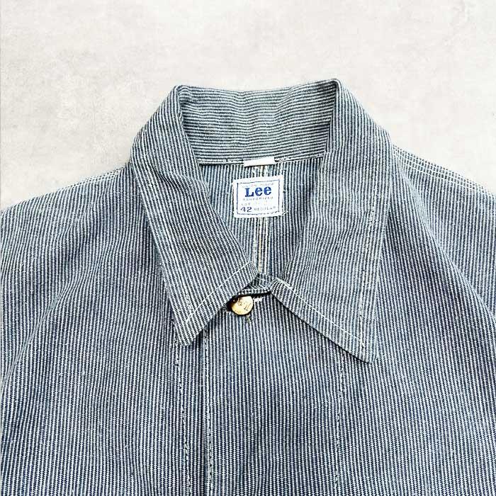 Lee VINTAGE 60'S LEE 96-J PIN STRIPE CHORE JACKET 42/REGLAR