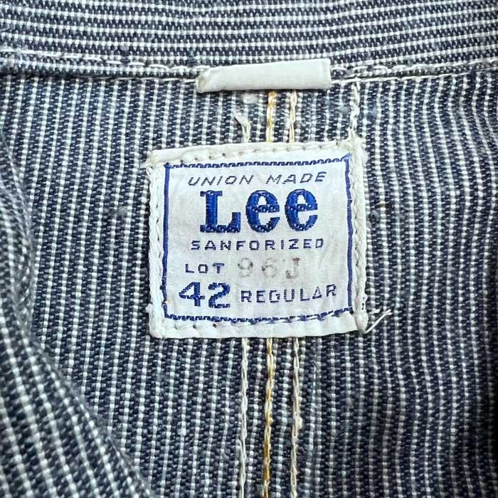 Lee VINTAGE 60'S LEE 96-J PIN STRIPE CHORE JACKET 42/REGLAR