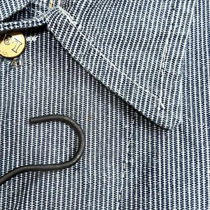 Lee VINTAGE 60'S LEE 96-J PIN STRIPE CHORE JACKET 42/REGLAR