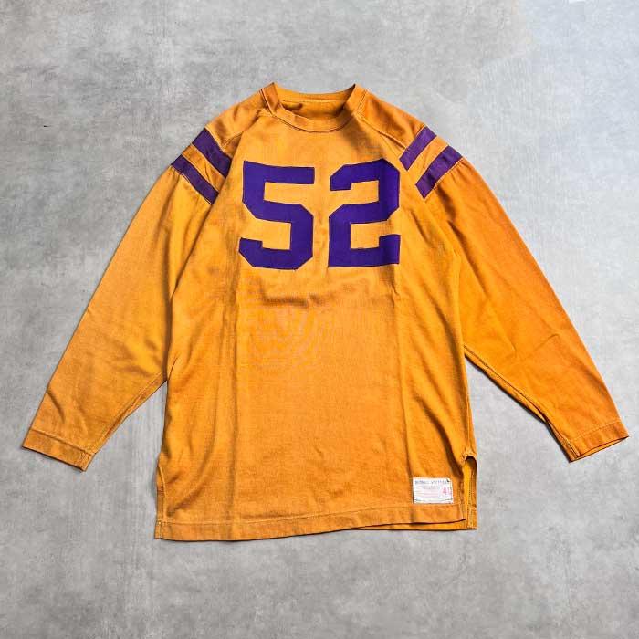 VINTAGE 60'S RUSSELL SOUTHERN FOOTBALL T-SHIRTS MUSTARD/40