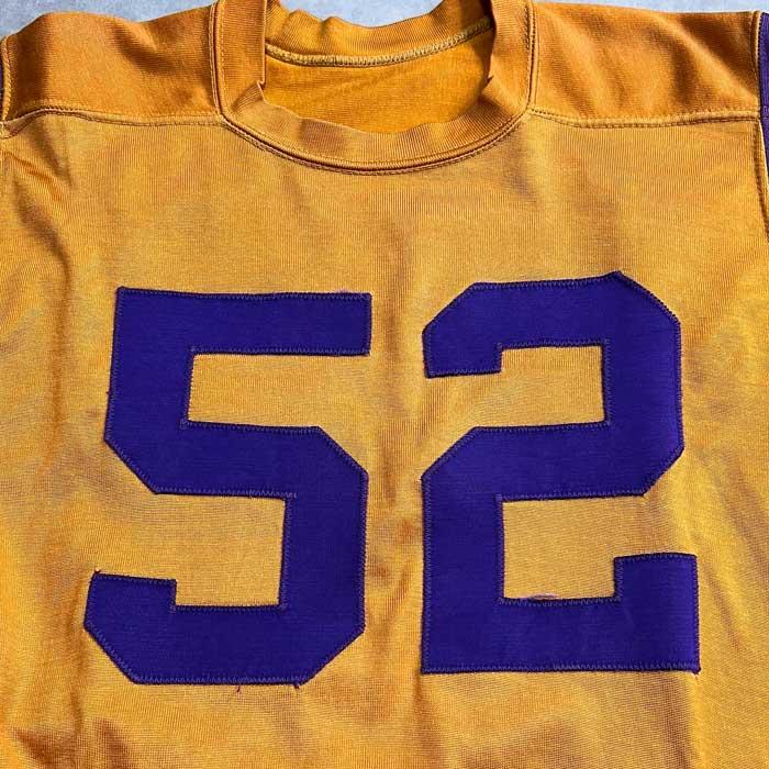 VINTAGE 60'S RUSSELL SOUTHERN FOOTBALL T-SHIRTS MUSTARD/40