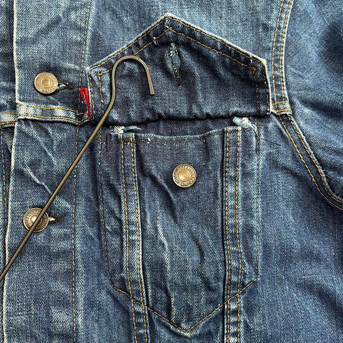 60-70's Levi's 70505 BIG E DENIM TRUCKER JACKET SIZE 38 60-70年代