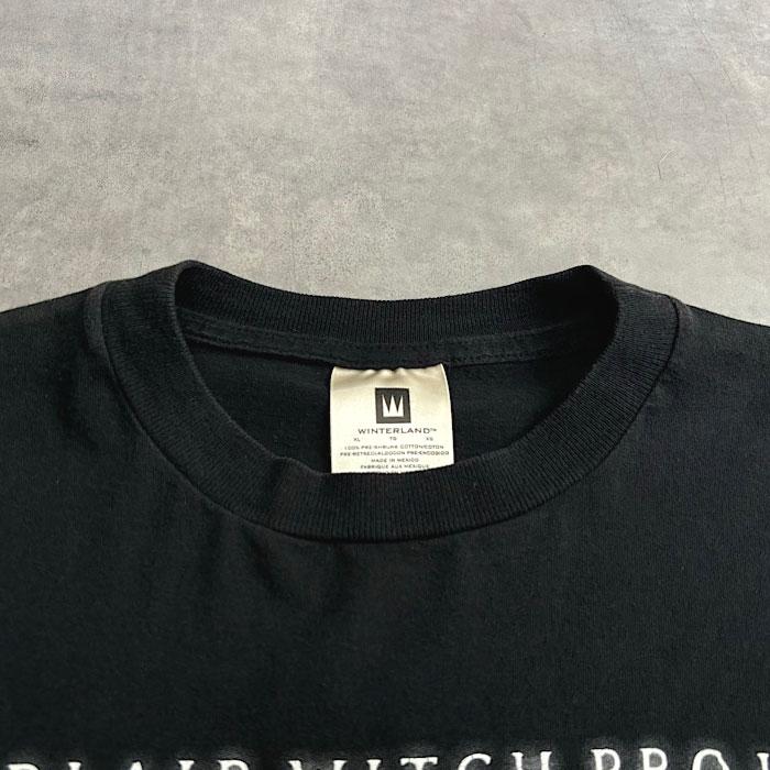 90'S THE BLAIR WITCH PROJECT Movie T-Shirt XL/BLACK 90年代
