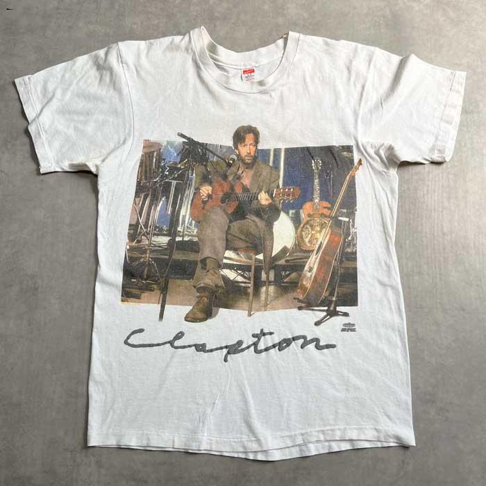 90'S ERIC CLAPTON T-SHIRTS Made in USA WHITE/L 90年代 エリック