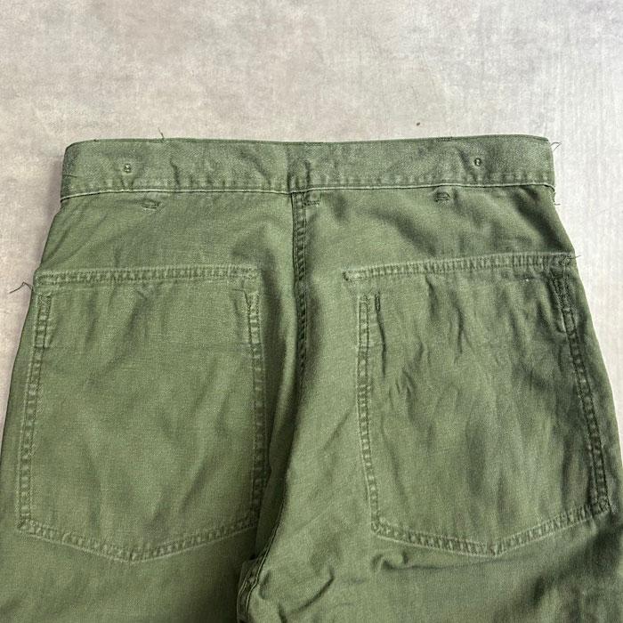 usarmy 60s 60s前期 ベイカーパンツ アジャスター付き og-107 1960s US.ARMY コットンベイカーパンツ アジャスター付き 表記