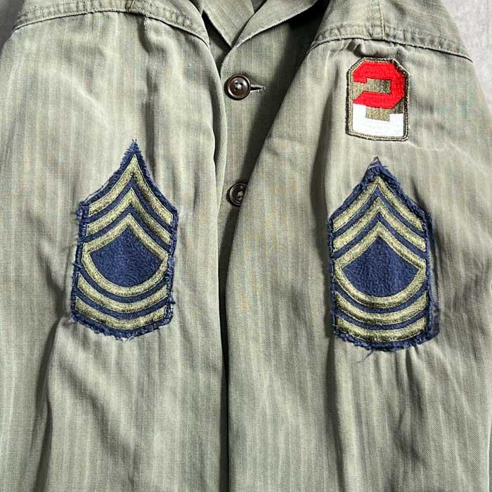 US ARMY M-43 HBT サイズ34R ドーナツボタン