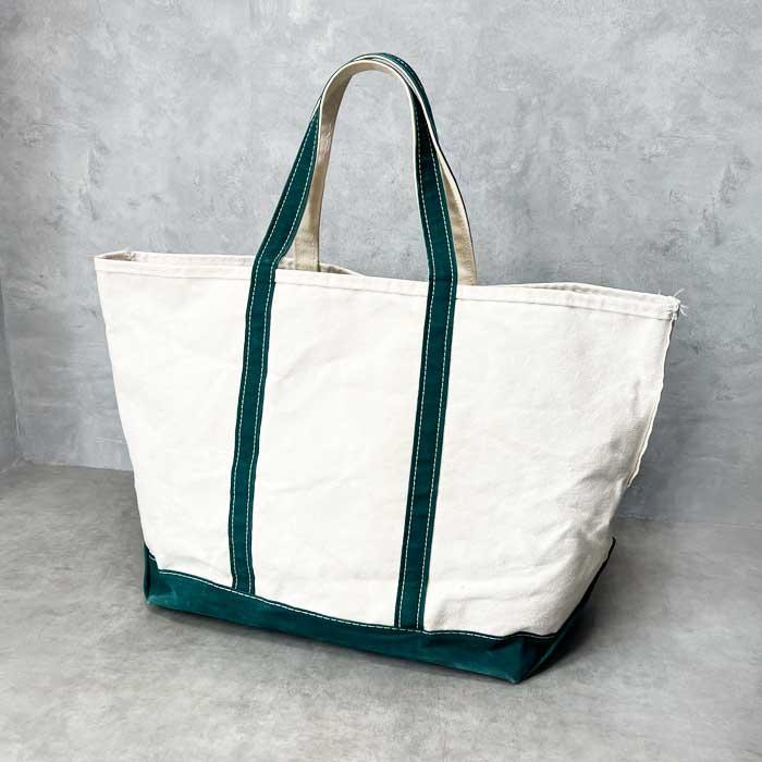 L.L.Bean（エルエルビーン） 90'S L.L.BEAN TOTE BAG GREEN/NATURAL 90