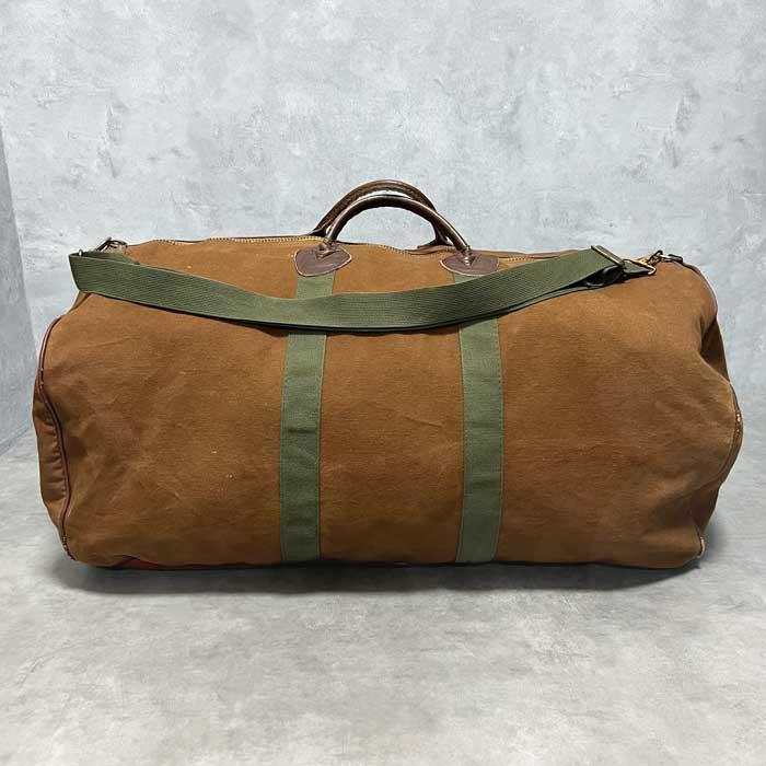 未使用？ 80s LL Bean キャンバス レザー ダッフルバッグ 大サイズ L.L.Bean 80'S L.L.BEAN DUFFLE BAG BROWN/LARGE 80年代 レザー