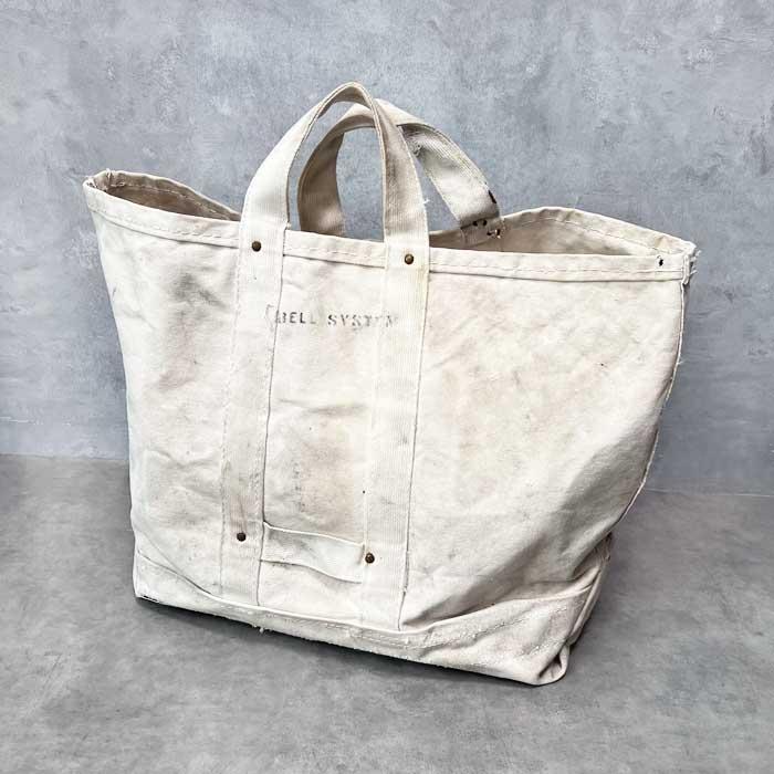 希少 40s〜50s？トート　ツールバック　ベルシステム Around 50'S BELL SYSTEM Canvas Tool Bag 50年代 ベルシステム