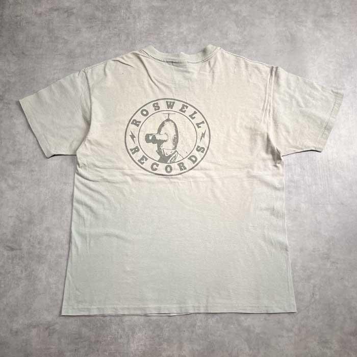 新品未使用★foo fighters ★フーファイターズ★エイリアンＴシャツ★L 90'S FOO FIGHTERS ROSWELL RECORDS ALIEN T-SHIRTS Made in USA
