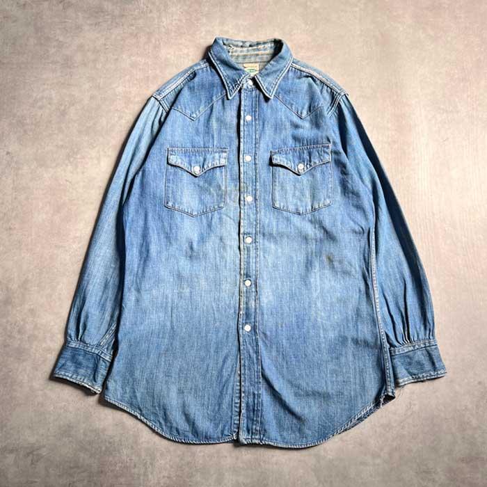 VINTAGE 50'S BIG MAC DENIM WESTERN SHIRTS ヴィンテージ 50年代