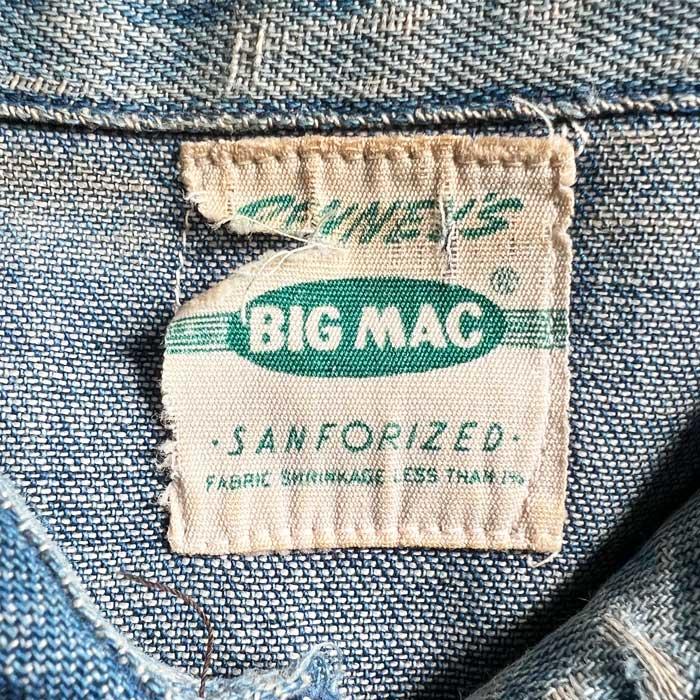 VINTAGE 50'S BIG MAC DENIM WESTERN SHIRTS ヴィンテージ 50年代