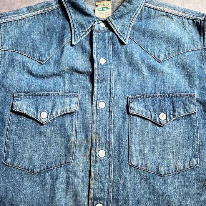 VINTAGE 50'S BIG MAC DENIM WESTERN SHIRTS ヴィンテージ 50年代