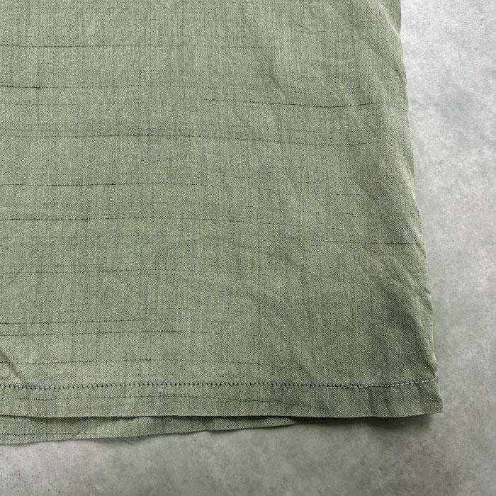 50-60'S SPIRE CALIFORNIA OPEN COLLAR SHORT SLEEVE SHIRTS L/KHAKI