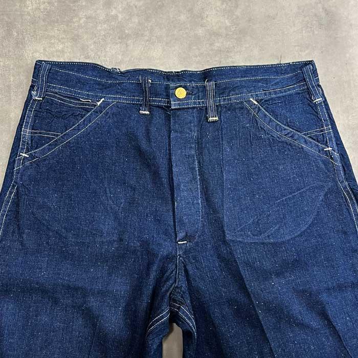 Lee ハウスタグ 11w デニム デニムパンツ ロングL 未使用タグ付き LEE 11W (1940年代製) <Denim Archives>