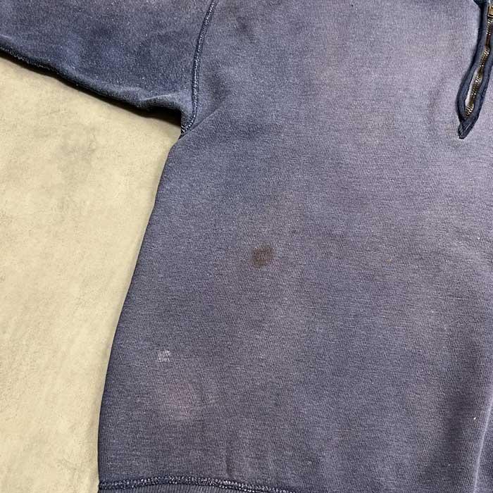 50'S VELVA SHEEN HALF ZIP SWEAT SHIRTS NAVY 50年代 ベルバシーン
