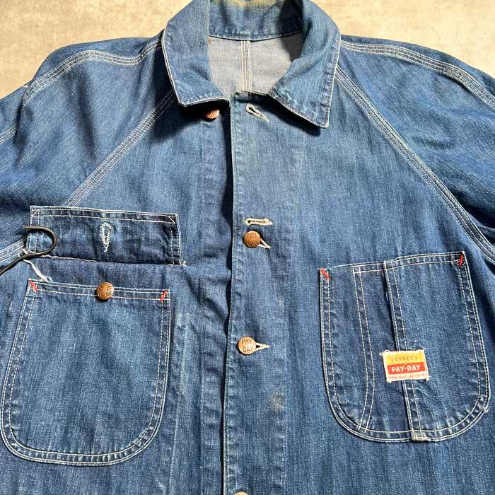 50s PAYDAY DENIM チョアコート カバーオール 古着 ヴィンテージ