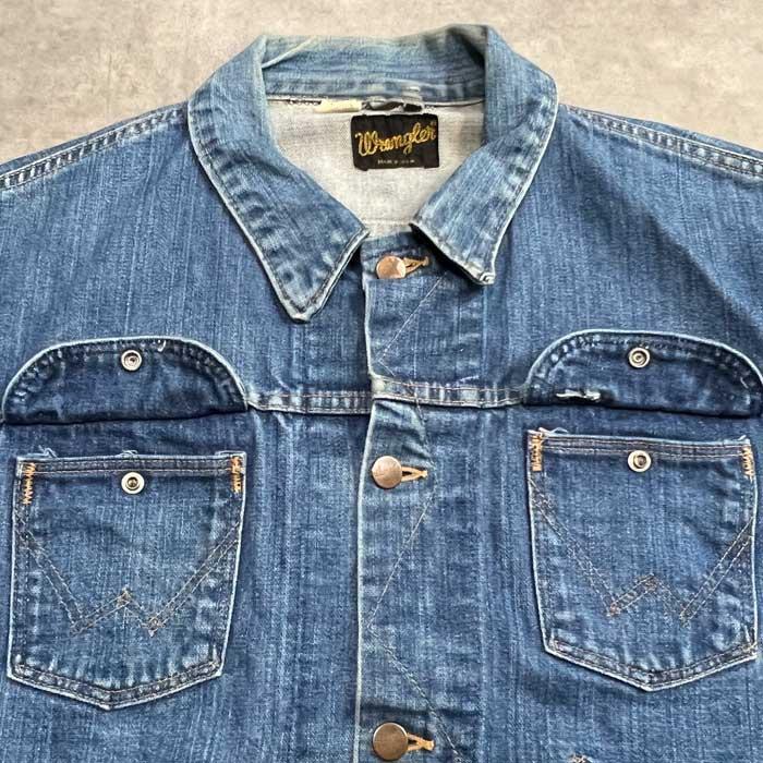70'S Wrangler 124MJ Denim Jacket Made in USA Size/48 70年代 70'S Wrangler 124MJ Denim Jacket Made in USA Size/48 70年代