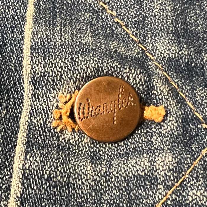 70'S Wrangler 124MJ Denim Jacket Made in USA Size/48 70年代