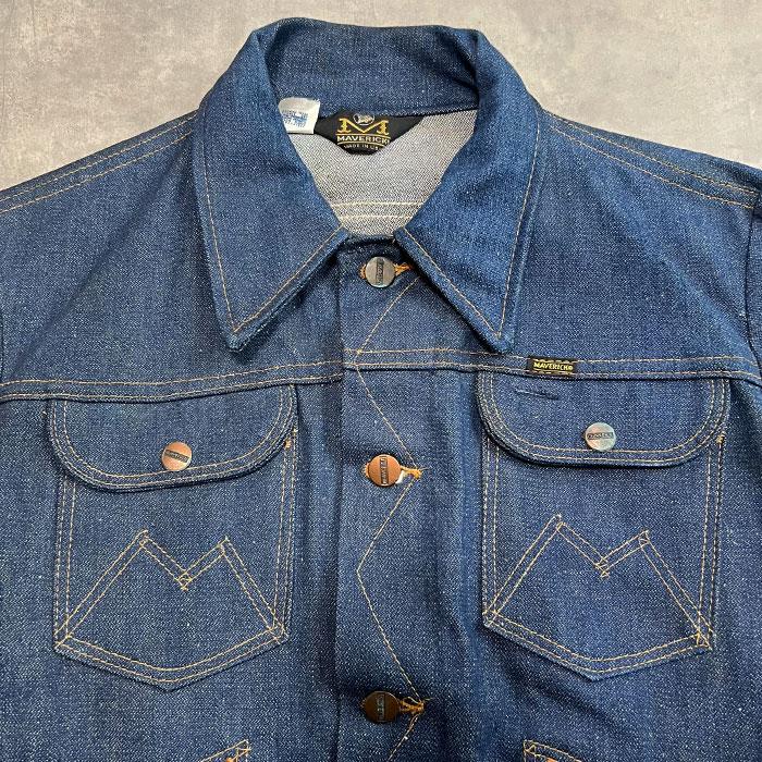 maverick 70'S MAVERICK 3JO3MJ Denim Jacket Dead Stock Made maverick 70'S MAVERICK 3JO3MJ Denim Jacket Dead Stock Made