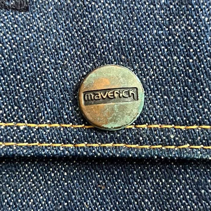 maverick 70'S MAVERICK 3JO3MJ Denim Jacket Dead Stock Made maverick 70'S MAVERICK 3JO3MJ Denim Jacket Dead Stock Made