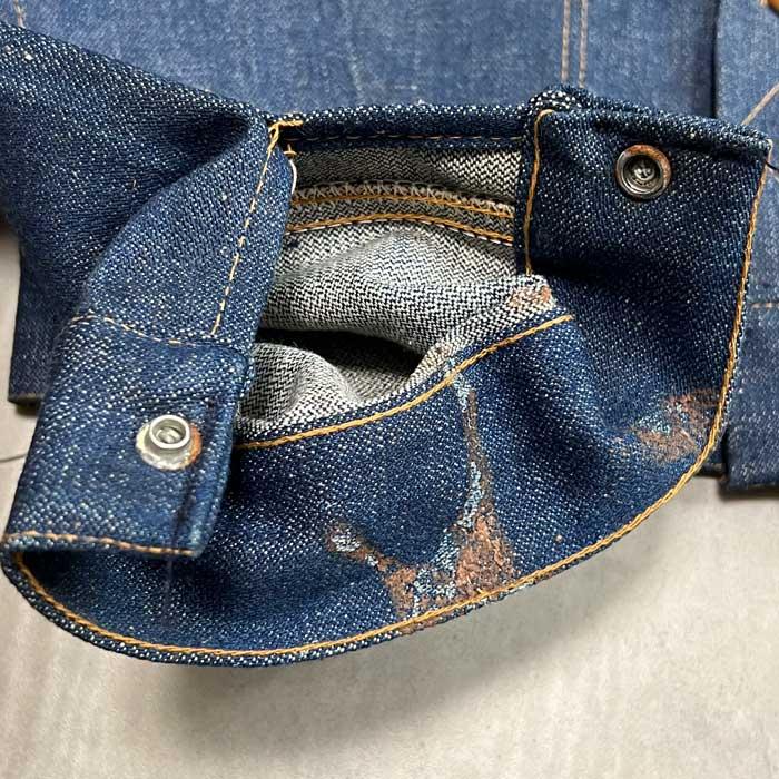 maverick 70'S MAVERICK 3JO3MJ Denim Jacket Dead Stock Made maverick 70'S MAVERICK 3JO3MJ Denim Jacket Dead Stock Made