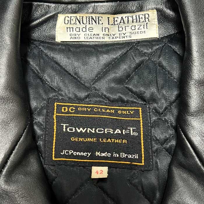JCPenney】70~80's黒タグスエードレザージャケット 黒く B JCPenney】70~80's黒タグスエードレザージャケット 黒く B