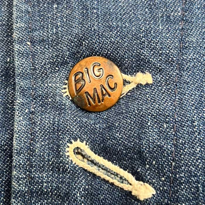 BIG MAC 50〜60S USA製デニムカバーオールデニムジャケット BIG MAC 60'S Denim Chore Jacket SIZE/42相当 60年代 ビッグ