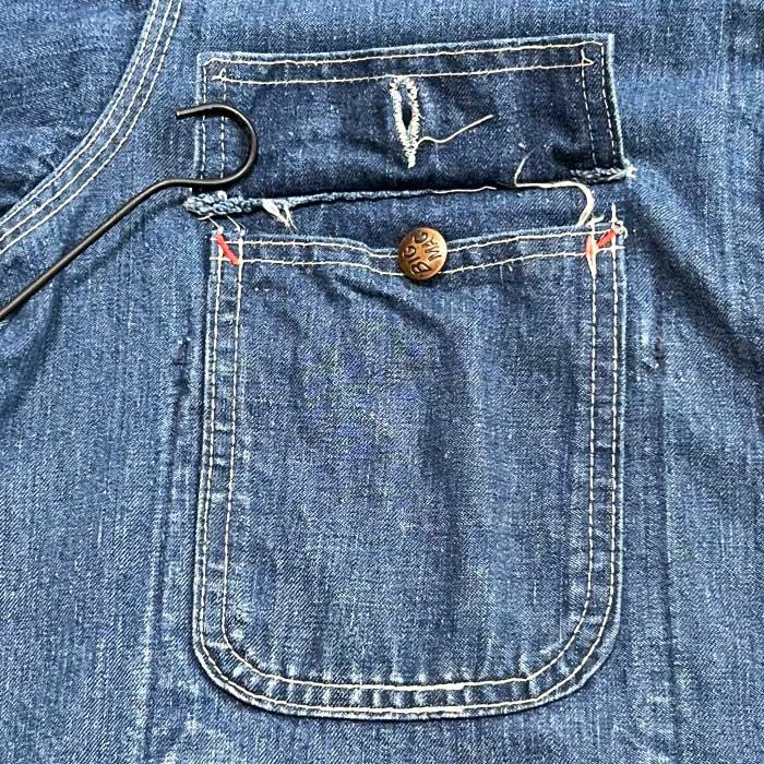 BIG MAC 60'S Denim Chore Jacket SIZE/42相当 60年代 ビッグ BIG MAC 60'S Denim Chore Jacket SIZE/42相当 60年代 ビッグ