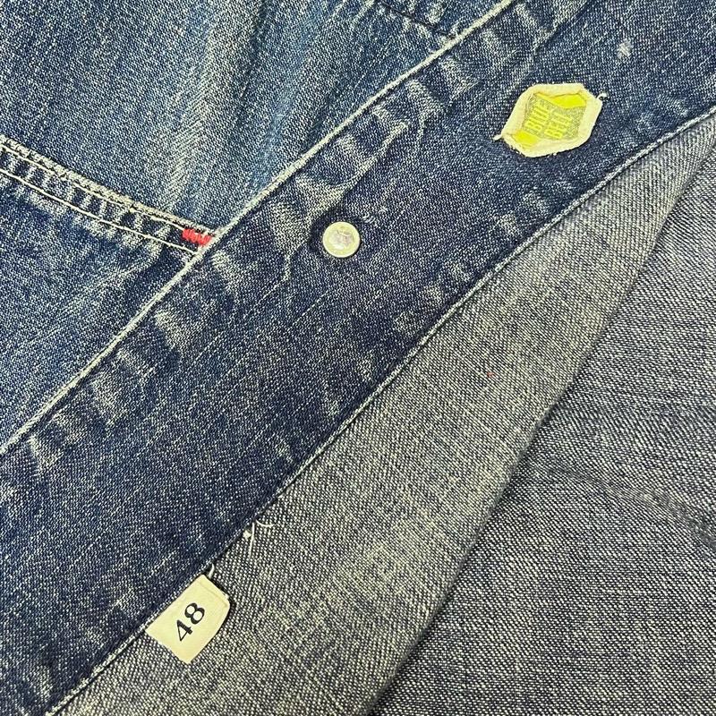 60s BLUE BELL デニム ワーク ジャケット 191-LB 60'S BLUE BELL Denim Chore Jacket SIZE/48 60年代 ブルーベル