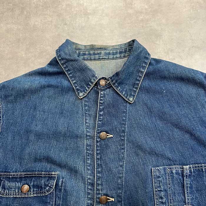 60'S BLUE BELL Denim Chore Jacket SIZE/48 60年代 ブルーベル