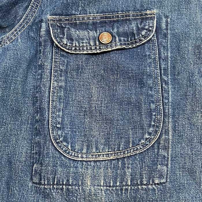 60'S BLUE BELL Denim Chore Jacket SIZE/48 60年代 ブルーベル 60'S BLUE BELL Denim Chore Jacket SIZE/48 60年代 ブルーベル