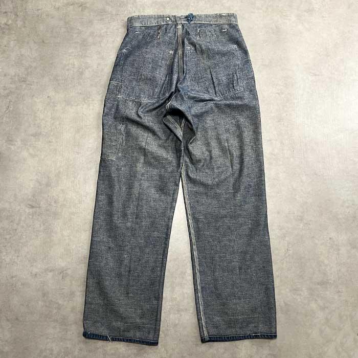 30-40'S HERCULES Buckle Back Denim Painter Pants W31/L30 30-40'S HERCULES Buckle Back Denim Painter Pants W31/L30