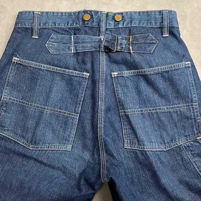 30-40'S HERCULES Buckle Back Denim Painter Pants W31/L30 30-40'S HERCULES Buckle Back Denim Painter Pants W31/L30