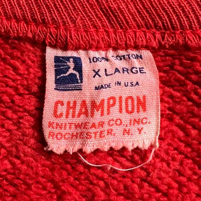 vintage Champion run tag ランタグ スウェット 60s Champion 60's VINTAGE CHAMPION RUNNER TAG SHORT SLEEVE SWEAT