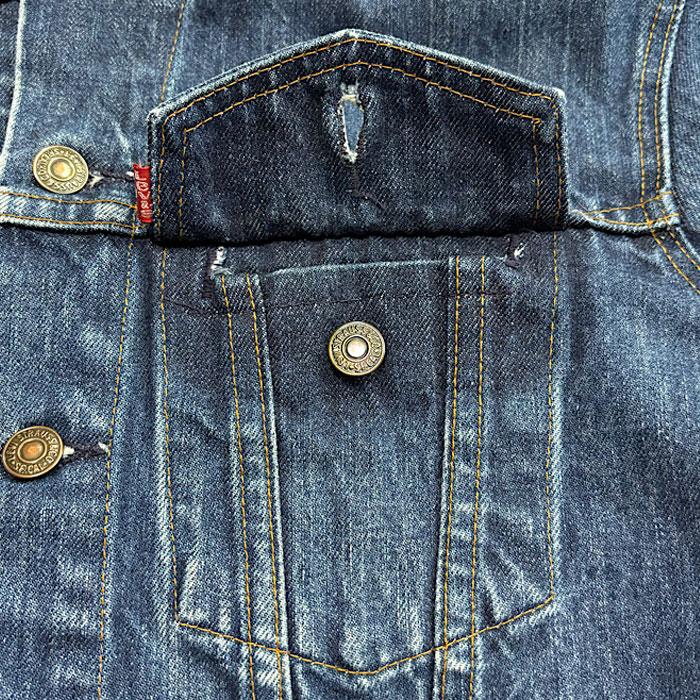 70's LEVI'S 70505-0217 Denim Trucker Jacket SIZE/38 Made in USA 70