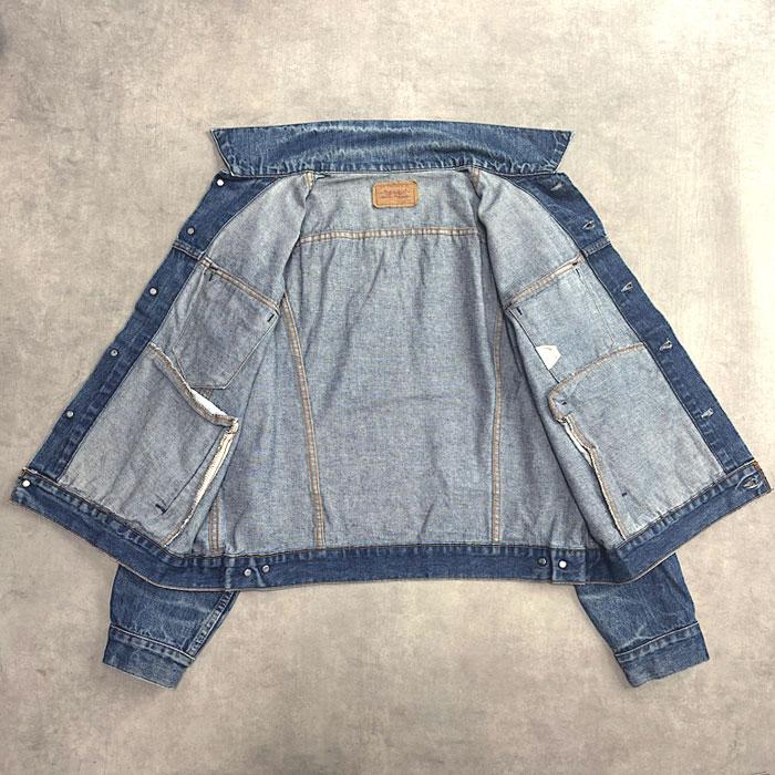 80's LEVI'S 70506-0216 Denim Trucker Jacket SIZE/48 Made in 80's LEVI'S 70506-0216 Denim Trucker Jacket SIZE/48 Made in