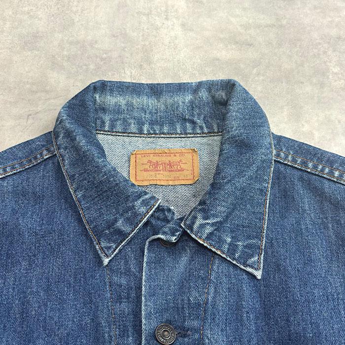 80's LEVI'S 70506-0216 Denim Trucker Jacket SIZE/48 Made in 80's LEVI'S 70506-0216 Denim Trucker Jacket SIZE/48 Made in