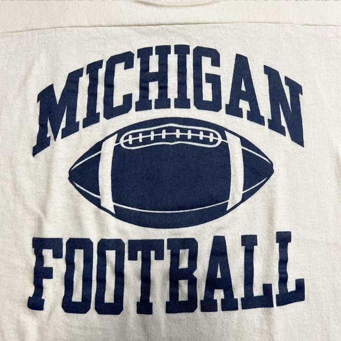 トップス 80's Champion football T Champion 80'S CHAMPION FOOTBALL T-SHIRTS WHITE/L Made in USA