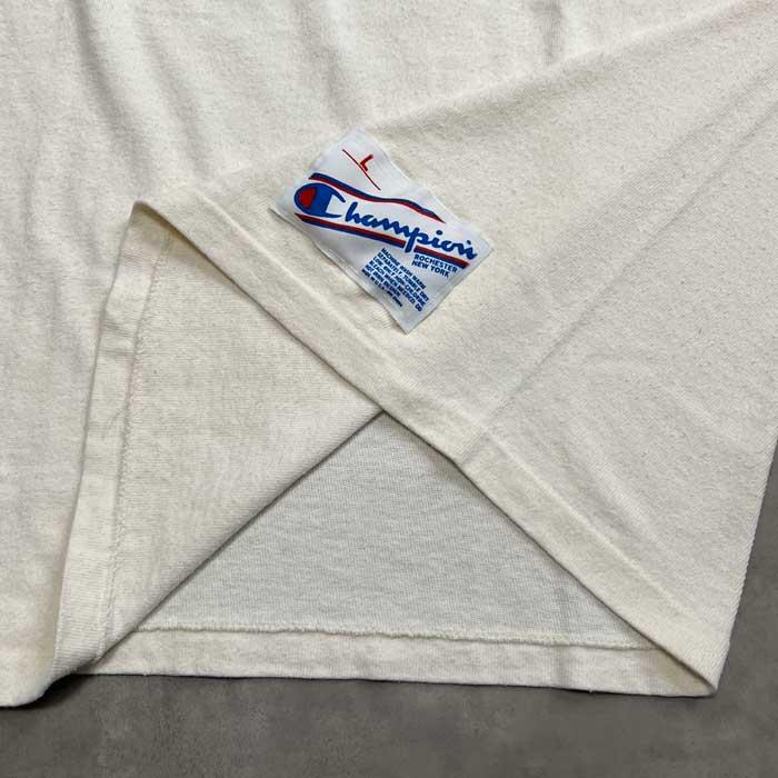 Champion 80'S CHAMPION FOOTBALL T-SHIRTS WHITE/L Made in USA Champion 80'S CHAMPION FOOTBALL T-SHIRTS WHITE/L Made in USA