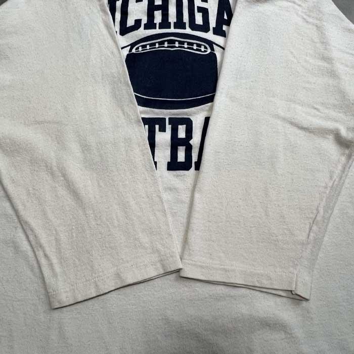 Champion 80'S CHAMPION FOOTBALL T-SHIRTS WHITE/L Made in USA