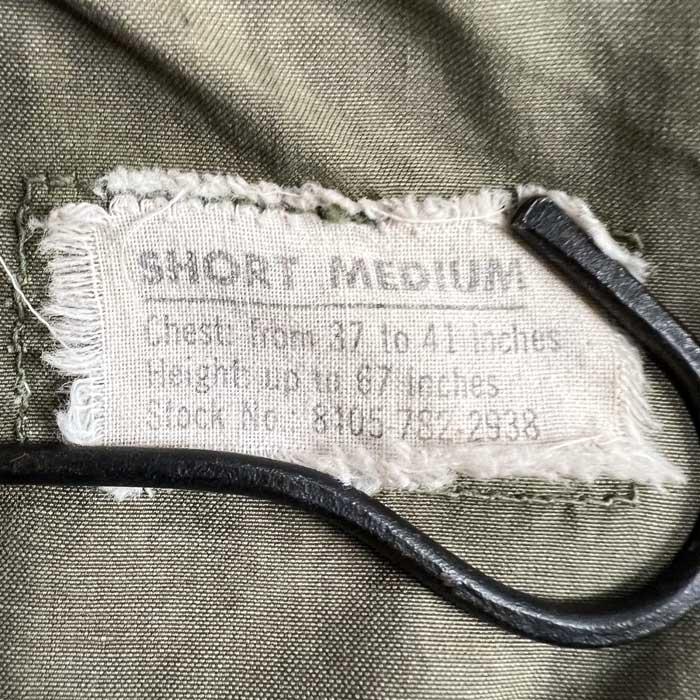 USARMY アメリカ軍　M-65 フィールドジャケットMEDIUM-SHORT 60'S US ARMY M-65 Field Jacket First Model/MEDIUM-SHORT 60