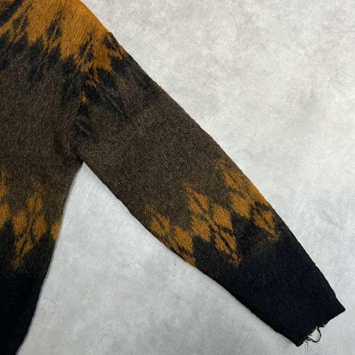 Sears（シアーズ） 60'S Sears Mohair Cardigan Made in USA BLACK