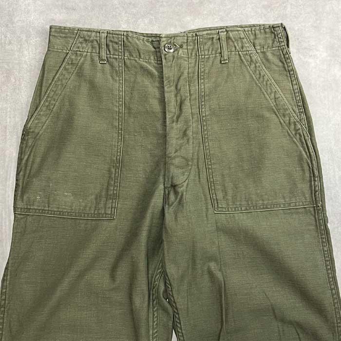 70s US ARMY 米軍 ベイカーパンツ 36×33 ファティーグパンツ 80年代 vintage US ARMY ミリタリー ベイカーパンツ 36×33 OG
