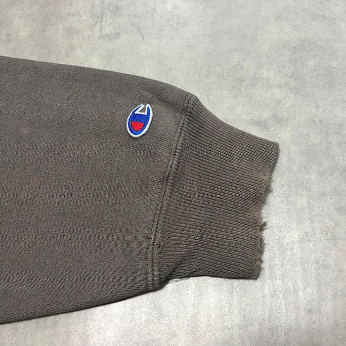90's Champion Reverse Weave Snap Botton Made in USA L/GRAY