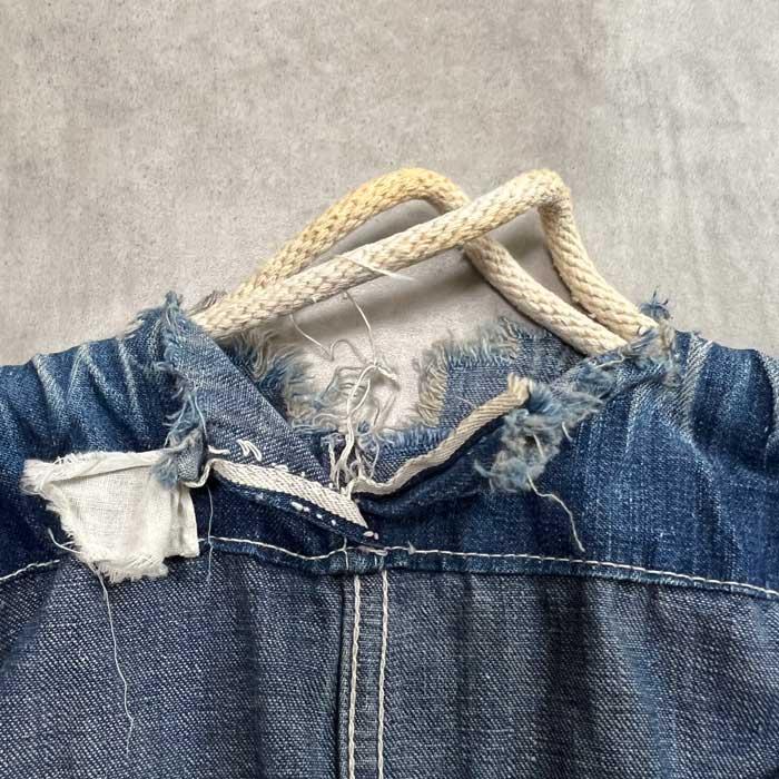 1930s 大戦US.ミリタリー　デニムランドリーバッグ 30-40'S U.S MILITARY Denim Laundry Bag 30-40年代 U.S