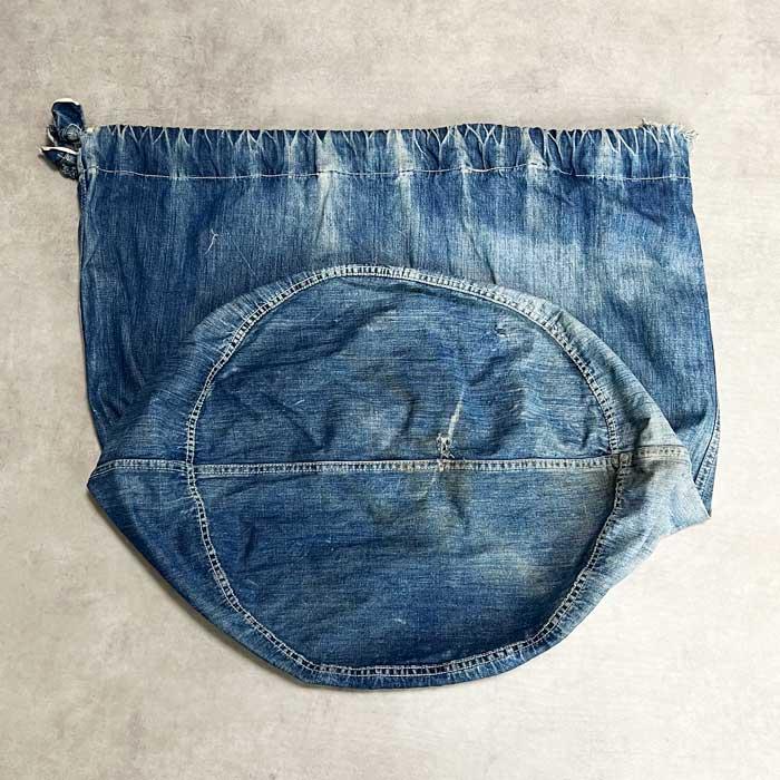 30-40'S U.S MILITARY Denim Laundry Bag 30-40年代 U.Sミリタリー
